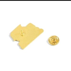 Coffee and books Pin metal enamel resin pin teacher gift